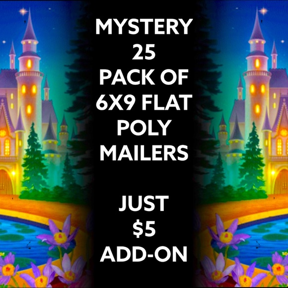 Other - Mystery Pack Of  25 6X9 Poly Mailers PRICE IS FIRM